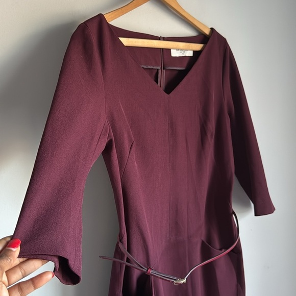 MM Lafleur The Alexandra 2.0 Dress claret size 12 - Picture 6 of 13
